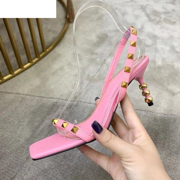 sandals summer stiletto women rivet decoration narrow band sandalias 2021 runway party dress high heels banquet shoes atbx, Black
sandals summer stiletto women rivet decoration narrow band sandalias 2021 runway party dress high heels banquet shoes atbx, Black