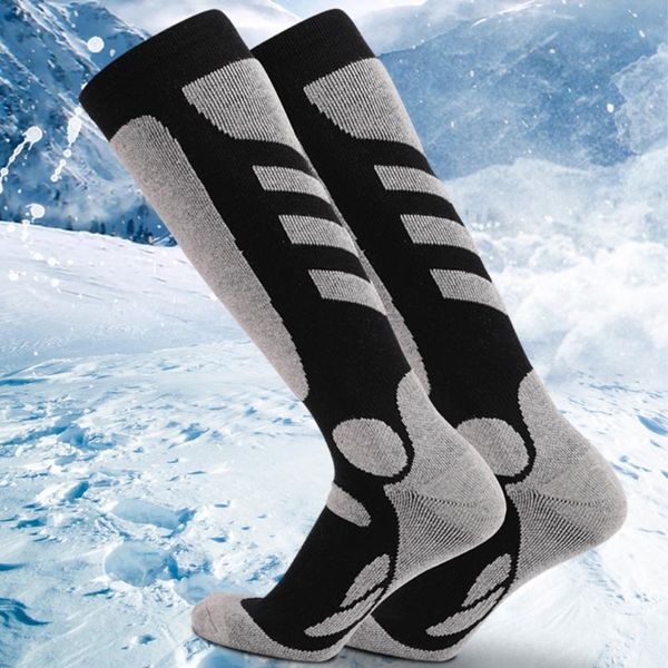 sports socks 1pair men camping travel mountain climbing warm winter outdoor shockproof non slip hiking ski comfortable long tube, Black
sports socks 1pair men camping travel mountain climbing warm winter outdoor shockproof non slip hiking ski comfortable long tube, Black