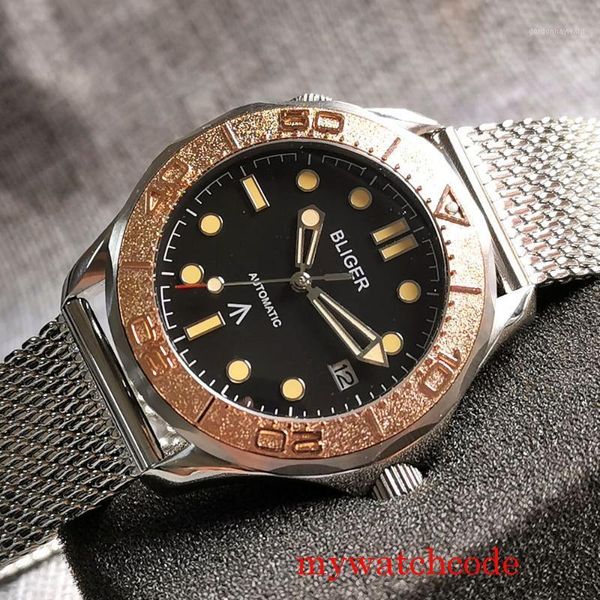 wristwatches nh35 miyota 8215 41mm black dial sapphire glass rotating bezel luminous date automatic men's watch, Slivery;brown
wristwatches nh35 miyota 8215 41mm black dial sapphire glass rotating bezel luminous date automatic men's watch, Slivery;brown