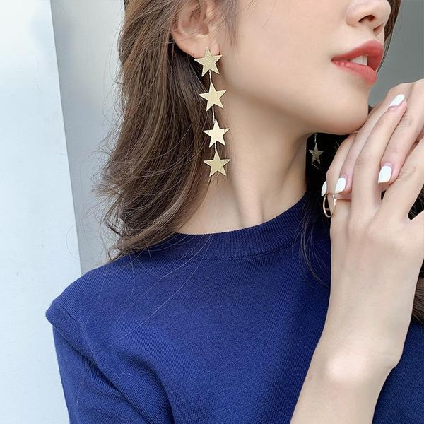 Dangle & Chandelier Fashion Stars Long Earrings For Women 2021 Gold-color Earings Simple Jewelry Wholesale, Silver
Dangle & Chandelier Fashion Stars Long Earrings For Women 2021 Gold-color Earings Simple Jewelry Wholesale, Silver