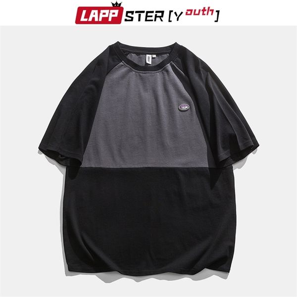 men japanese patchwork harajuku t shirts summer mens korean fashion streetwear t-shirt male loose black tees 210420, White;black
men japanese patchwork harajuku t shirts summer mens korean fashion streetwear t-shirt male loose black tees 210420, White;black