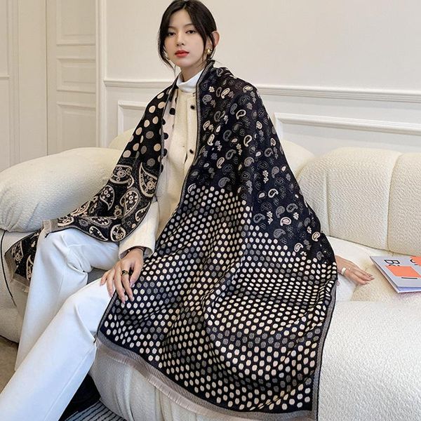 scarves autunm winter women warm print scarf lady cashmere pashmina female double-sided thick shawl bufanda mujer, Blue;gray
scarves autunm winter women warm print scarf lady cashmere pashmina female double-sided thick shawl bufanda mujer, Blue;gray