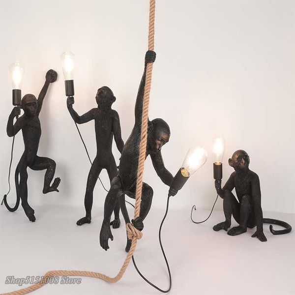 pendant lamps modern lights resin gold black monkey led loft rope light luminaires bar cafe includes e27 fixtures
pendant lamps modern lights resin gold black monkey led loft rope light luminaires bar cafe includes e27 fixtures