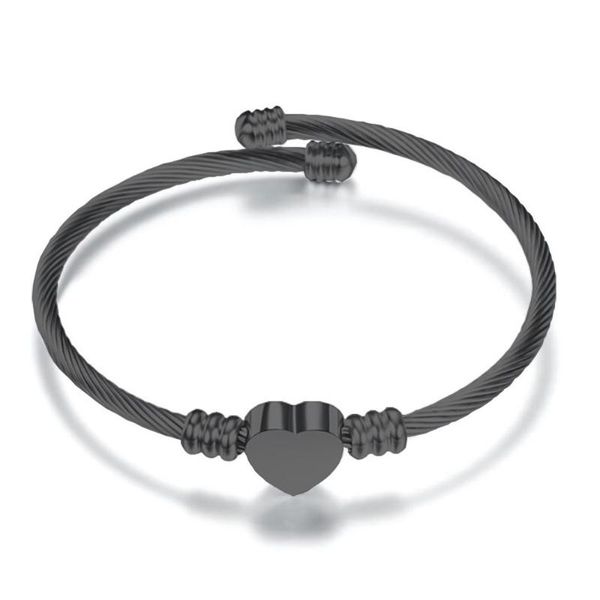 charm bracelets fashion 316l stainless steel heart bracelet black bangle with letter initial alphabet charms titanium for women gifts, Golden;silver
charm bracelets fashion 316l stainless steel heart bracelet black bangle with letter initial alphabet charms titanium for women gifts, Golden;silver