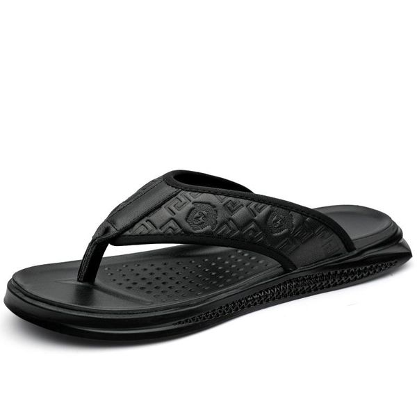 slippers genuine leather flip flops men summer anti-skid outdoor light casual beach shoes male sandals household open toe black
slippers genuine leather flip flops men summer anti-skid outdoor light casual beach shoes male sandals household open toe black
