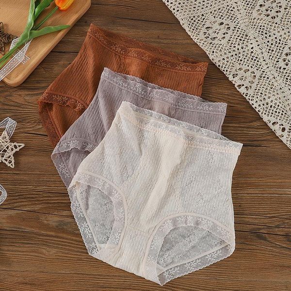 women's panties women high waist underwear soft comfortable cotton abdomen briefs quality lace plus size l-xl, Black;pink
women's panties women high waist underwear soft comfortable cotton abdomen briefs quality lace plus size l-xl, Black;pink