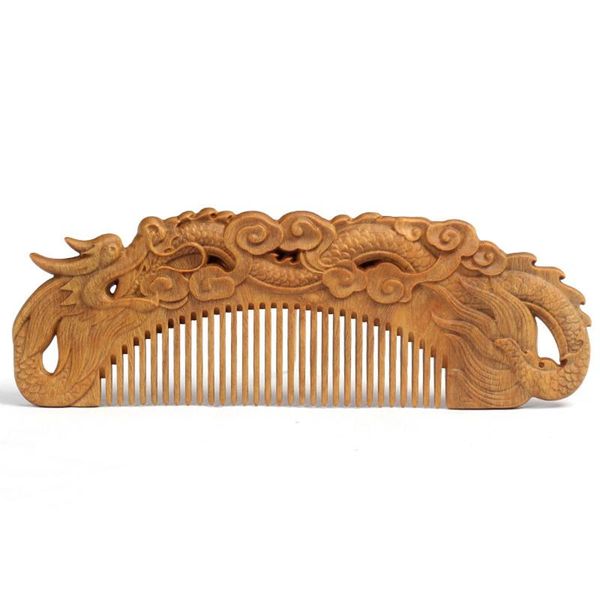 hair brushes green sandalwood wood comb anti-static massage exquisite double sided carved wooden gift for girlfriend butt666, Silver
hair brushes green sandalwood wood comb anti-static massage exquisite double sided carved wooden gift for girlfriend butt666, Silver