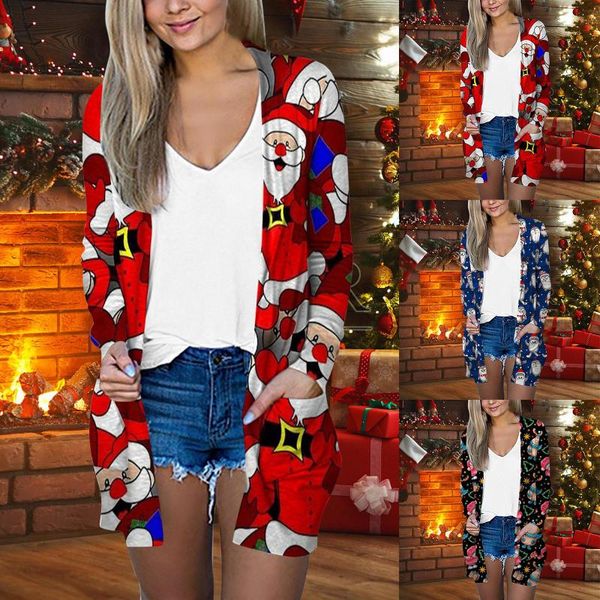 women's jackets womens christmas print v-neck cardigan long sleeve coat pockets outerwear 2021 leopard knitwear *8, Black;brown
women's jackets womens christmas print v-neck cardigan long sleeve coat pockets outerwear 2021 leopard knitwear *8, Black;brown