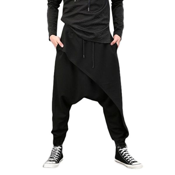 men's pants telotuny men's harem fashion irregular hem loose trousers yoga with pocket casual solid color hip hop sweatpants, Black
men's pants telotuny men's harem fashion irregular hem loose trousers yoga with pocket casual solid color hip hop sweatpants, Black