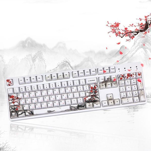 dye-sublimation 109 key oem height five-sided -lift keycap wangjiang plum blossom mechanical keyboard (keycap only) keyboards1
dye-sublimation 109 key oem height five-sided -lift keycap wangjiang plum blossom mechanical keyboard (keycap only) keyboards1