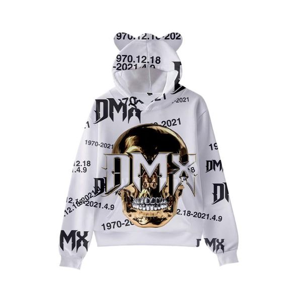 men's hoodies & sweatshirts 2021 dmx 3d harajuku cat ear hoodie men/women street hip hop sweatshirt fall comfortable fashion pullover, Black
men's hoodies & sweatshirts 2021 dmx 3d harajuku cat ear hoodie men/women street hip hop sweatshirt fall comfortable fashion pullover, Black