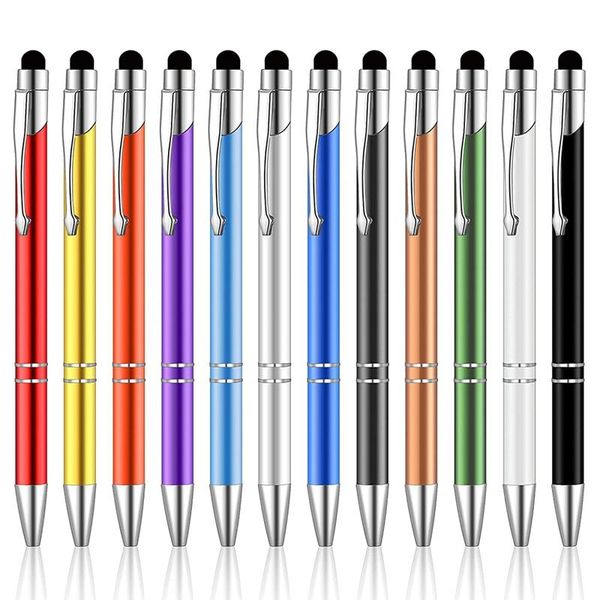 ballpoint pens 12 pieces with stylus tips 1.0 mm black ink metal pen for contact screens,2 in 1, Blue;orange
ballpoint pens 12 pieces with stylus tips 1.0 mm black ink metal pen for contact screens,2 in 1, Blue;orange