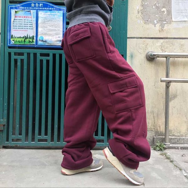 men's pants winter spring big size hip hop joggers men harem sweatpants loose baggy wide leg fleece casual elastic waist trousers, Black
men's pants winter spring big size hip hop joggers men harem sweatpants loose baggy wide leg fleece casual elastic waist trousers, Black