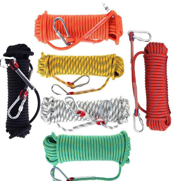 10/12mm 50m climbing rope 2hook outdoor rock camping hiking equipment emergency paracord rescue survival safetytool gadgets 
10/12mm 50m climbing rope 2hook outdoor rock camping hiking equipment emergency paracord rescue survival safetytool gadgets
