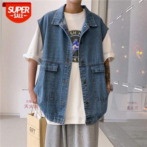 yemi fashion | denim vest men's korean style loose workwear waistcoat hong kong trendy casual #5v7k, Black;brown
yemi fashion | denim vest men's korean style loose workwear waistcoat hong kong trendy casual #5v7k, Black;brown