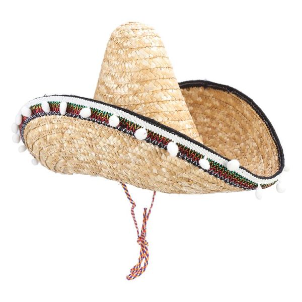 party hats pompom hat mexican straw hawaiian style dressing props supplies birthday gift decoration 40cm (grass color)
party hats pompom hat mexican straw hawaiian style dressing props supplies birthday gift decoration 40cm (grass color)