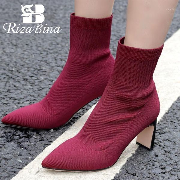 boots rizabina women ankle fashion pointed toe high heel winter shoes woman strecth boot office lady casual footwear size 34-431, Black
boots rizabina women ankle fashion pointed toe high heel winter shoes woman strecth boot office lady casual footwear size 34-431, Black