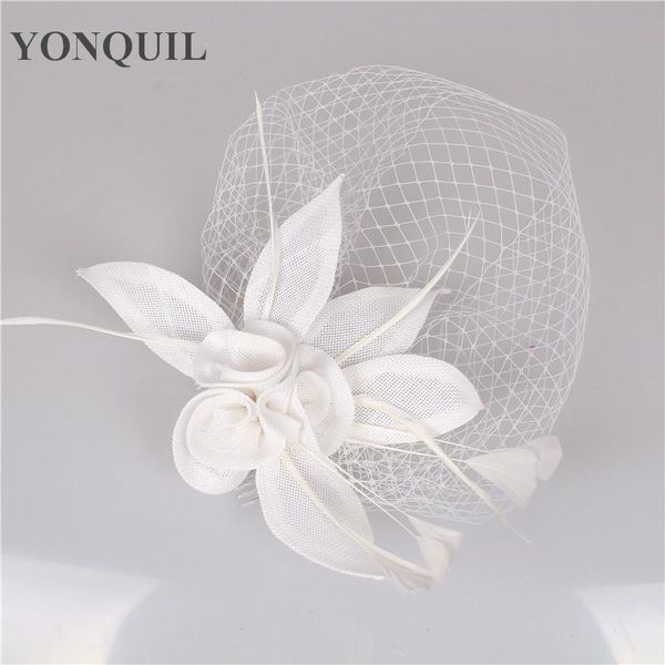 white color wedding headband delicate headwear fascinator face veil feather hat women brides fashion hair accessories
white color wedding headband delicate headwear fascinator face veil feather hat women brides fashion hair accessories