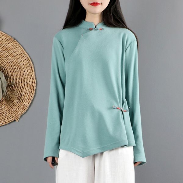 traditional t-shirt casual full sleeve chinese blouse women cotton cheongsam ancient tang suit hanfu clothing 12186, Red
traditional t-shirt casual full sleeve chinese blouse women cotton cheongsam ancient tang suit hanfu clothing 12186, Red