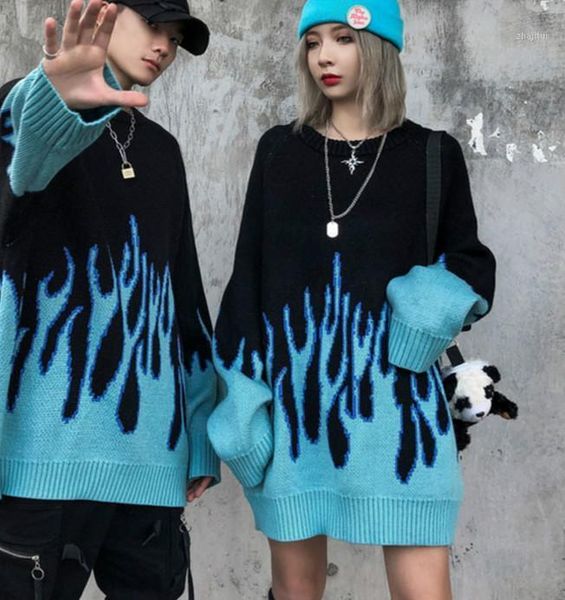 korean loose couple clothes sweater flame ins country tide men and women hip hop high street round neck pullover women's sweaters, White;black
korean loose couple clothes sweater flame ins country tide men and women hip hop high street round neck pullover women's sweaters, White;black