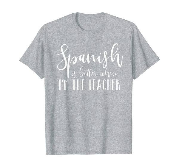 spanish teacher gifts mom funny cute design for women t-shirt, White;black 
spanish teacher gifts mom funny cute design for women t-shirt, White;black