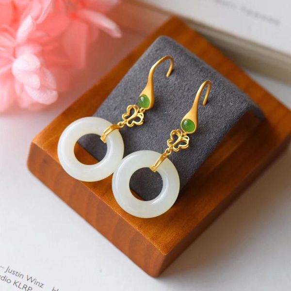 dangle & chandelier natural hetian jade butterfly hollow earrings chinese style retro bohemian charm women's original silver jewelry
dangle & chandelier natural hetian jade butterfly hollow earrings chinese style retro bohemian charm women's original silver jewelry