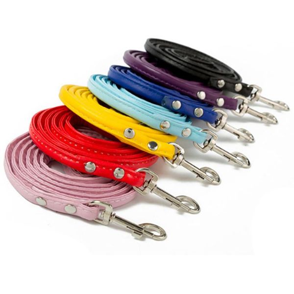 dog collars & leashes pu leather pet leash for small dogs cats multicolor round rope puppy training
dog collars & leashes pu leather pet leash for small dogs cats multicolor round rope puppy training
