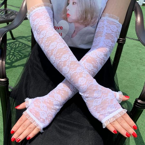 five fingers gloves long half finger lace summer sunshade driving vingerloze handschoenen hiver femme cotton homme, Blue;gray
five fingers gloves long half finger lace summer sunshade driving vingerloze handschoenen hiver femme cotton homme, Blue;gray