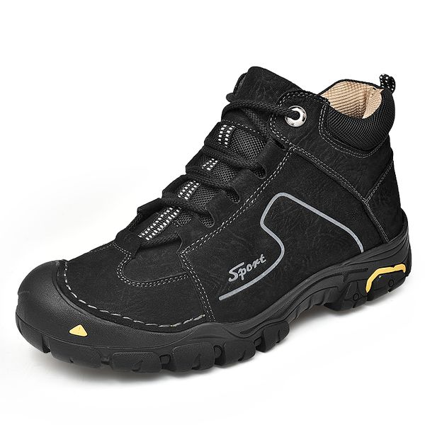 boots brand genuine leather snow men shoes winter short plush ankle fashion comfort work footwear size 46 m93x, Black
boots brand genuine leather snow men shoes winter short plush ankle fashion comfort work footwear size 46 m93x, Black