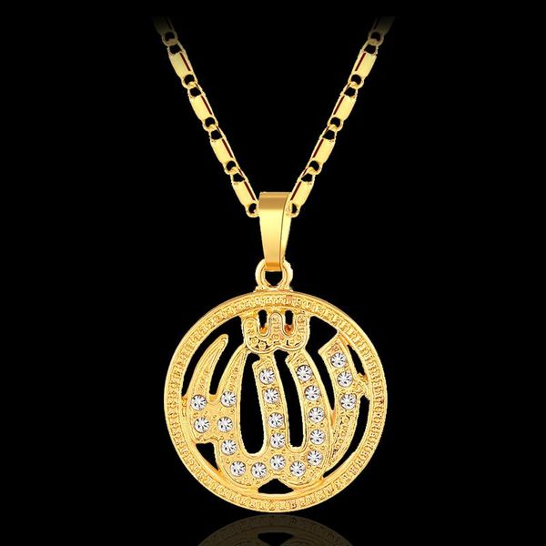 pendant necklaces classic middle eastern arab muslim round necklace for women gold/silver color islamic religious jewelry
pendant necklaces classic middle eastern arab muslim round necklace for women gold/silver color islamic religious jewelry