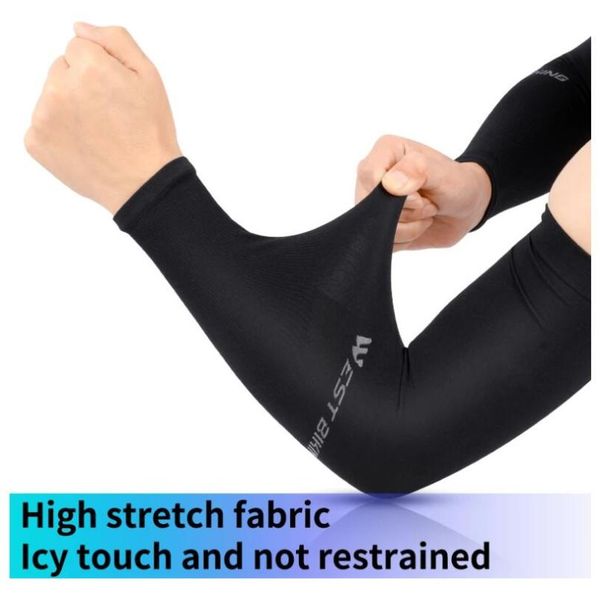 pair cooling arm sleeves elbow cover warmers uv protection basketball running women summer sport sleeve & knee pads, Black;gray
pair cooling arm sleeves elbow cover warmers uv protection basketball running women summer sport sleeve & knee pads, Black;gray