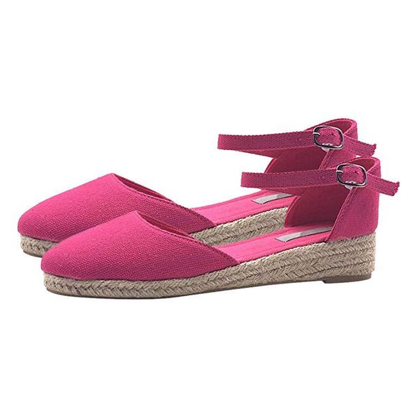 sandals summer platform wedges shoes for women rope bottom flats women's slip on canvas casual outdoor fisherman, Black
sandals summer platform wedges shoes for women rope bottom flats women's slip on canvas casual outdoor fisherman, Black
