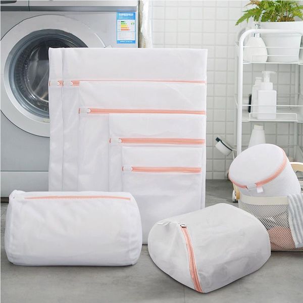 laundry bags elegant pink zippered bag washing machine for underwear bra wash basket polyester mesh kits coarse/fine net
laundry bags elegant pink zippered bag washing machine for underwear bra wash basket polyester mesh kits coarse/fine net