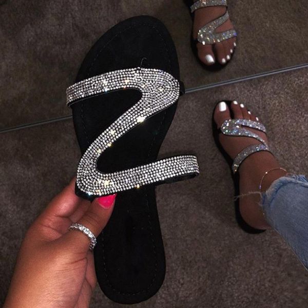 slippers diamond women casual flip flop summer flat sandals rhinestone beach outdoor travel shoes female non-slip slides 2021, Black
slippers diamond women casual flip flop summer flat sandals rhinestone beach outdoor travel shoes female non-slip slides 2021, Black