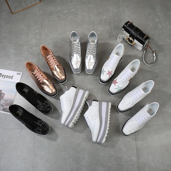 luxury dress shoes korean version fashion star heightening muffin thick soled women's casual square head single sho, Black
luxury dress shoes korean version fashion star heightening muffin thick soled women's casual square head single sho, Black