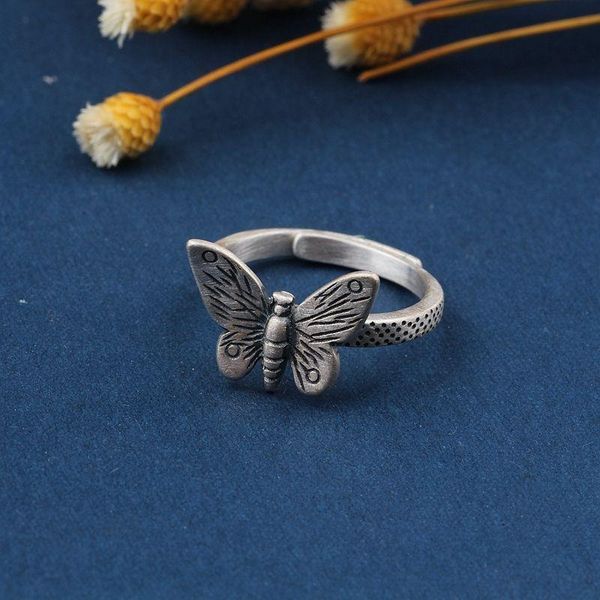 cluster rings black thai silver wholesale 925 sterling bracelet archaize matte butterfly ring opening women's, Golden;silver
cluster rings black thai silver wholesale 925 sterling bracelet archaize matte butterfly ring opening women's, Golden;silver