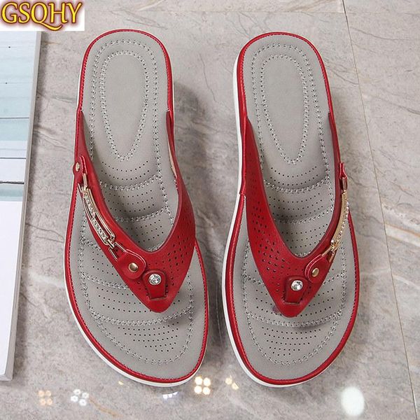 women slippers metal button shoes wedge beach sandals women's summer outside shoe ladies clip toe female footwear, Black
women slippers metal button shoes wedge beach sandals women's summer outside shoe ladies clip toe female footwear, Black