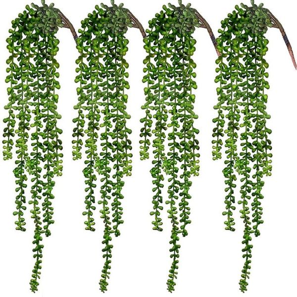 decorative flowers & wreaths artificial succulents hanging wall plants pearls fleshy vine green branches home decoration plastic garland wed
decorative flowers & wreaths artificial succulents hanging wall plants pearls fleshy vine green branches home decoration plastic garland wed