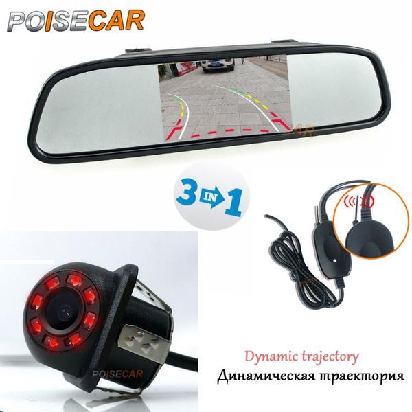 dynamic trajectory rear view camera system night vision ir lights with 4.3" rearview monitor mirror 2.4g wireless car video
dynamic trajectory rear view camera system night vision ir lights with 4.3" rearview monitor mirror 2.4g wireless car video