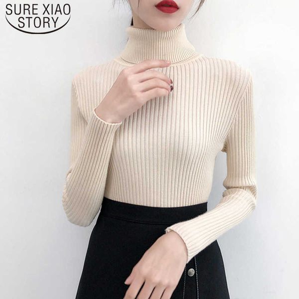 spring autumn winter women sweater solid turtleneck female casual pullover full sleeve warm soft knitted ladyoffice 6033 210527, White;black
spring autumn winter women sweater solid turtleneck female casual pullover full sleeve warm soft knitted ladyoffice 6033 210527, White;black
