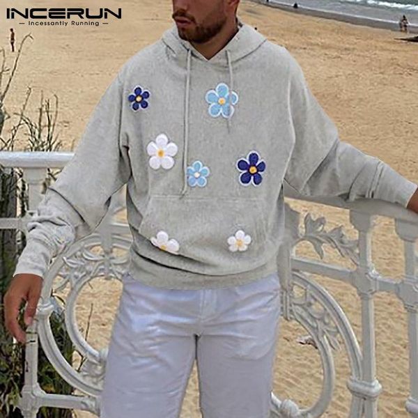 men's hoodies & sweatshirts 2021 men flower patchwork long sleeve hooded streetwear pockets autumn workout casual pullover s-5xl inceru, Black
men's hoodies & sweatshirts 2021 men flower patchwork long sleeve hooded streetwear pockets autumn workout casual pullover s-5xl inceru, Black
