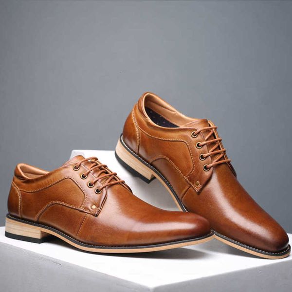 Casual shoes Men's business leather summer formal British pointed high men's large DF3H, Black
Casual shoes Men's business leather summer formal British pointed high men's large DF3H, Black