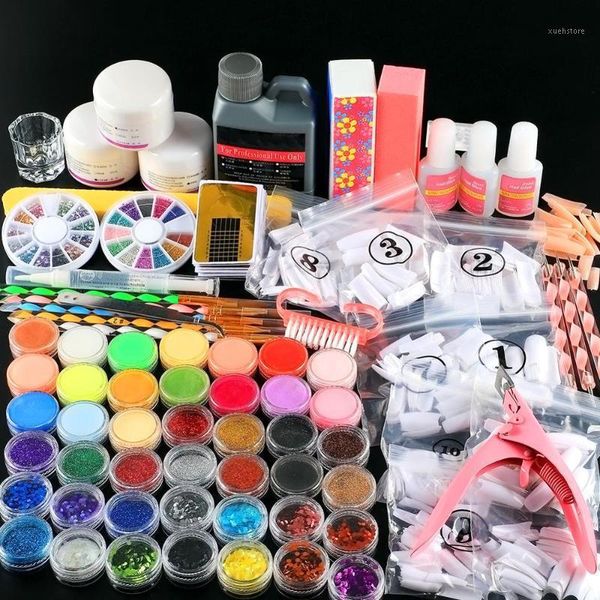 full acrylic nail set with powder liquid for manicure extension kit glitter tips art tools kit1
full acrylic nail set with powder liquid for manicure extension kit glitter tips art tools kit1