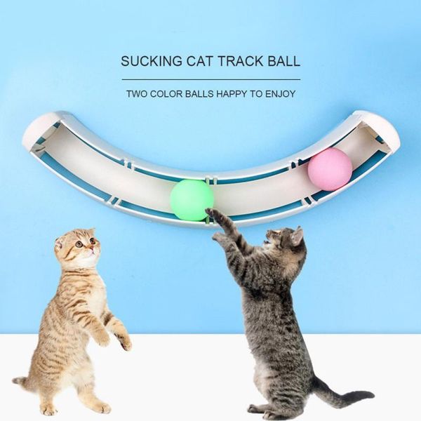 cat toys pets automatic self-teasing funny sucker track ball toy intelligence amusement triple disc training plate
cat toys pets automatic self-teasing funny sucker track ball toy intelligence amusement triple disc training plate