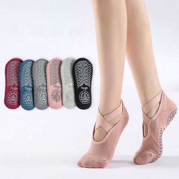 sports socks women yoga anti slip bandage ladies girls ballet dance sock damping pilates cotton, Black
sports socks women yoga anti slip bandage ladies girls ballet dance sock damping pilates cotton, Black