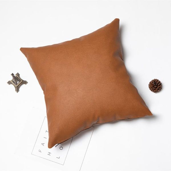 pillow case 45*45cm home supplies modern minimalist style pu leather pillowcase soft cushion cover without core
pillow case 45*45cm home supplies modern minimalist style pu leather pillowcase soft cushion cover without core