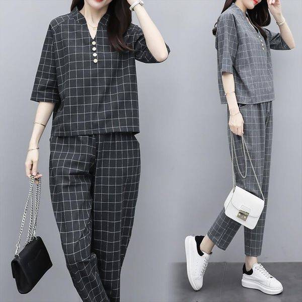 summer fashion imitation ice womens tracksuits silk lattice 2 pcs suit short sleeve high waist wide leg pants two, Gray
summer fashion imitation ice womens tracksuits silk lattice 2 pcs suit short sleeve high waist wide leg pants two, Gray