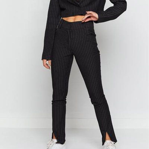 women's pants & capris bm ur hm za 2021 summer product fashion all-match temperament striped trousers slim high waist slim-fitting, Black;white
women's pants & capris bm ur hm za 2021 summer product fashion all-match temperament striped trousers slim high waist slim-fitting, Black;white