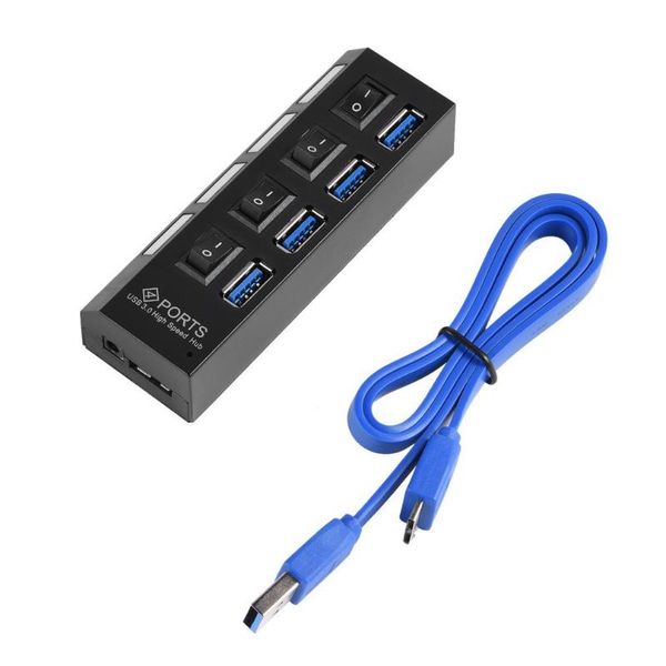3.0 hub usb multi splitter use power adapter 7 port multiple expander with switch for pc hubs
3.0 hub usb multi splitter use power adapter 7 port multiple expander with switch for pc hubs