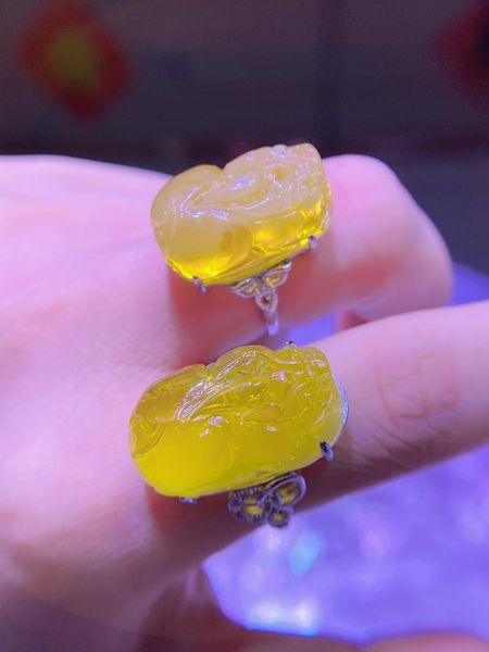 cluster rings wholesale natural amber pixiu ring transparent jewelry s925 925sterling silver mosaic size can be adjusted lucky treasure bagu, Golden;silver
cluster rings wholesale natural amber pixiu ring transparent jewelry s925 925sterling silver mosaic size can be adjusted lucky treasure bagu, Golden;silver